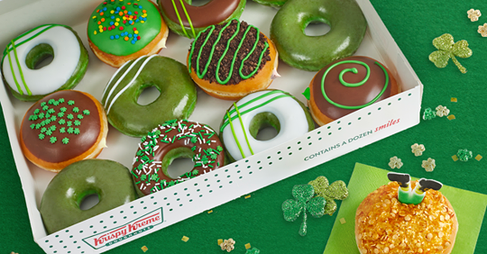 krispy kreme st patrick's day donuts 2022