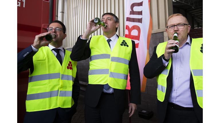 PORT OF ANTWERP AB INBEV BEER TRAIN