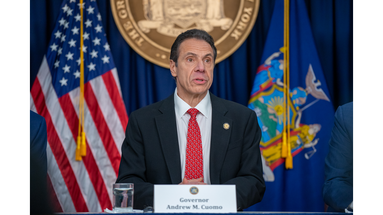 NY Gov. Cuomo And NYC Mayor De Blasio Brief On First Coronavirus Case In NY State
