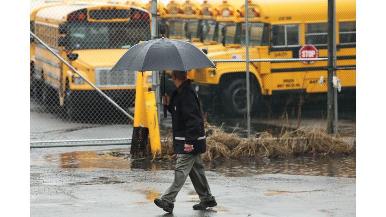 New York City School Bus Drivers Strike For Better Job Protection