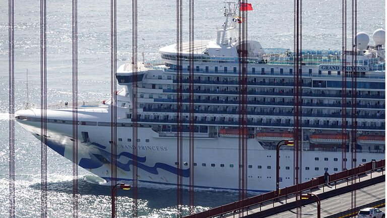 U.S.-SAN FRANCISCO-GRAND PRINCESS-CRUISE SHIP-COVID-19