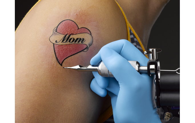 Mom Tattoo on Arm