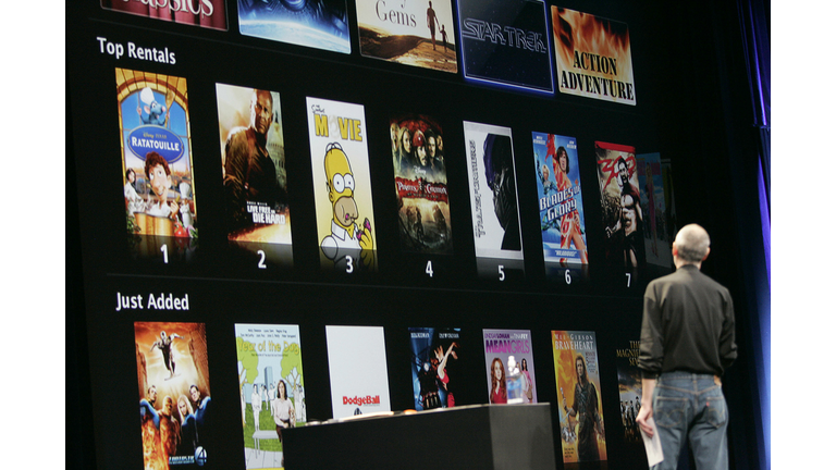 Apple CEO Steve Jobs shows off the new i