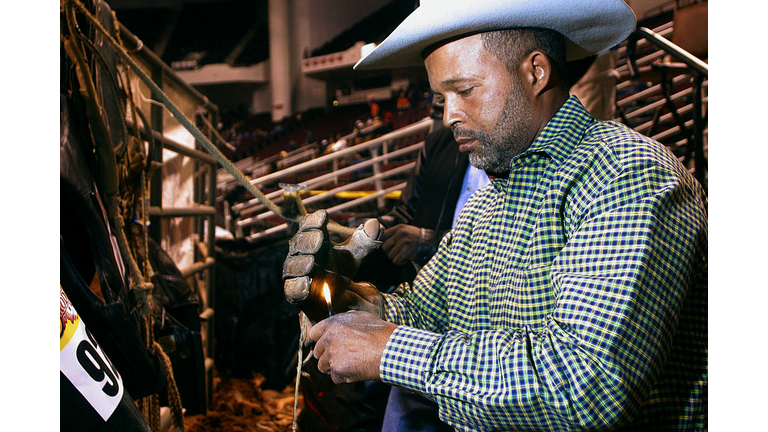 African American Cowboys Compete For Rodeo Championship
