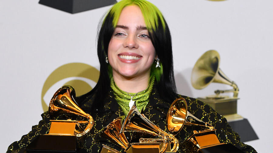 Billie Eilish Celebrates Historic Grammy Wins With Black Diamond ...