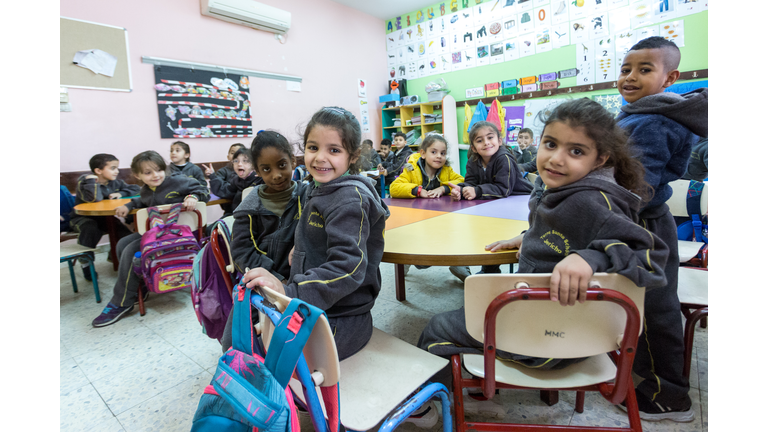 Kindergarten In Catholic Church In Jericho