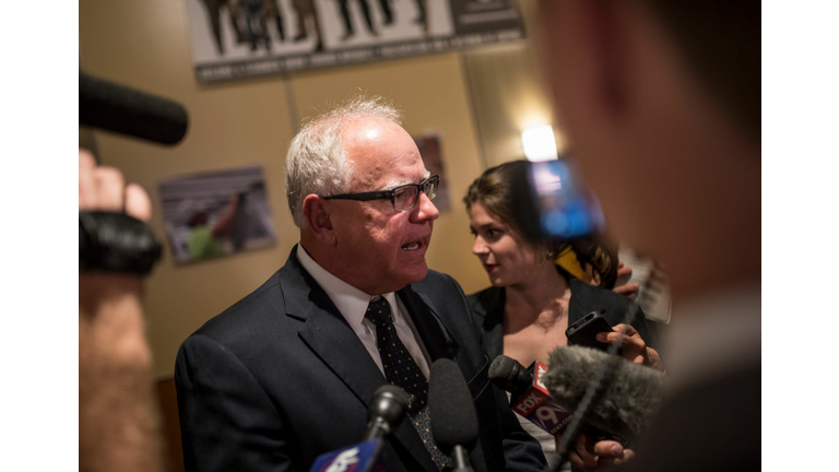 Minnesota Gubernatorial Candidate Rep. Tim Walz Holds Primary Night Event In St. Paul