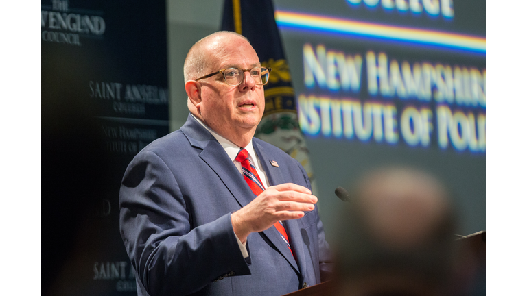 GOP MD Governor Larry Hogan Speaks In NH As He Mulls Presidential Run