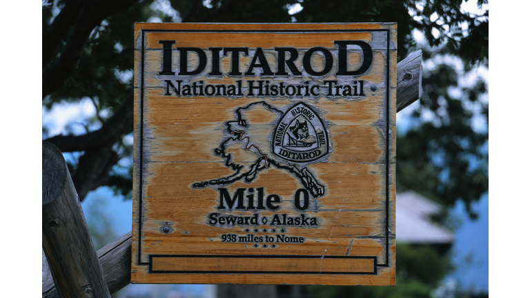 Beginning of the Iditarod Trail