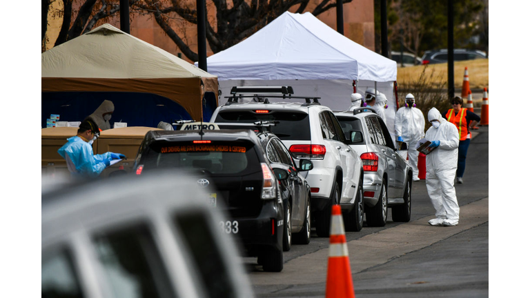 Drive-Thru Coronavirus Testing Center Opens In Denver