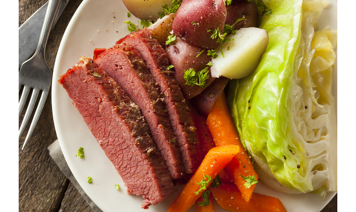 Homemade Corned Beef and Cabbage
