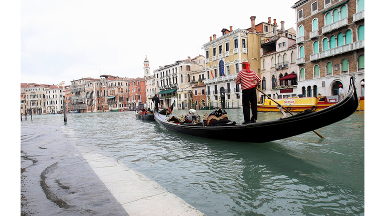 Venice Hit By Flood Waters