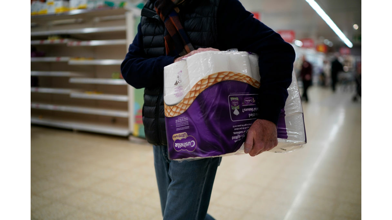 Supermarkets Enforce Rules To Stop 'Panic Buying,' And Help Elderly