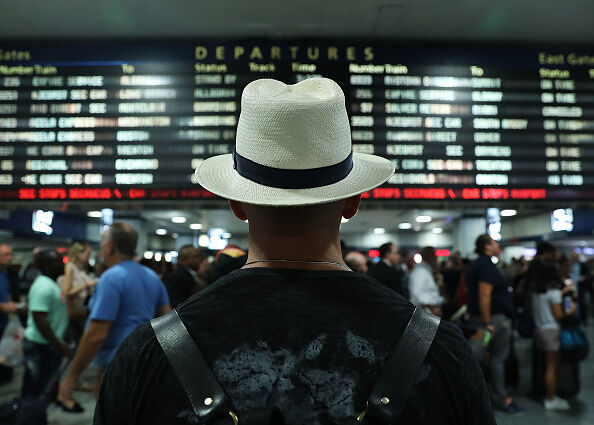 Holiday Travelers Leave New York For Labor Day Weekend