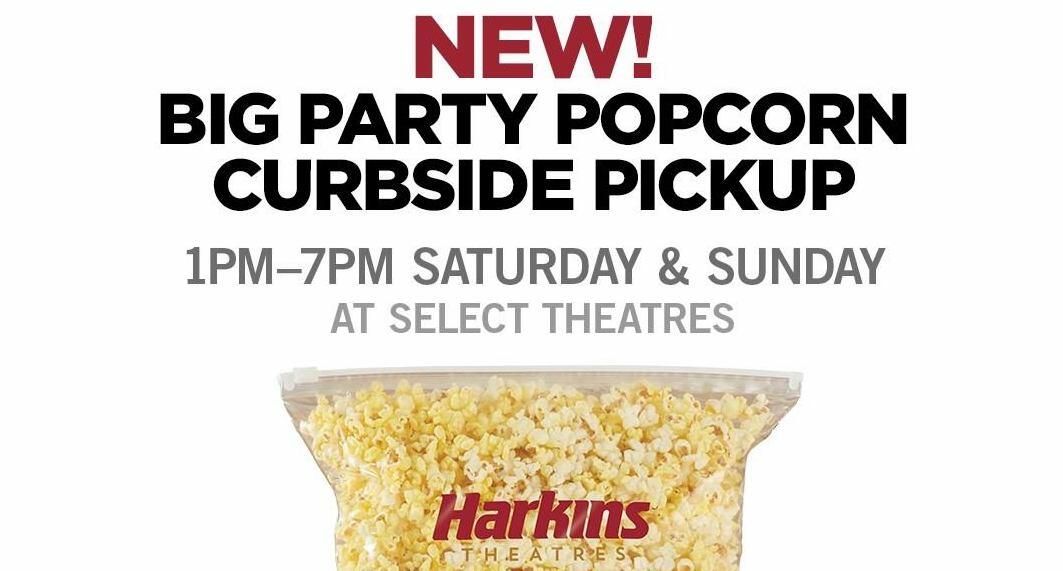 Harkins Theatres Offering Curbside Pickup For Movie Popcorn Across