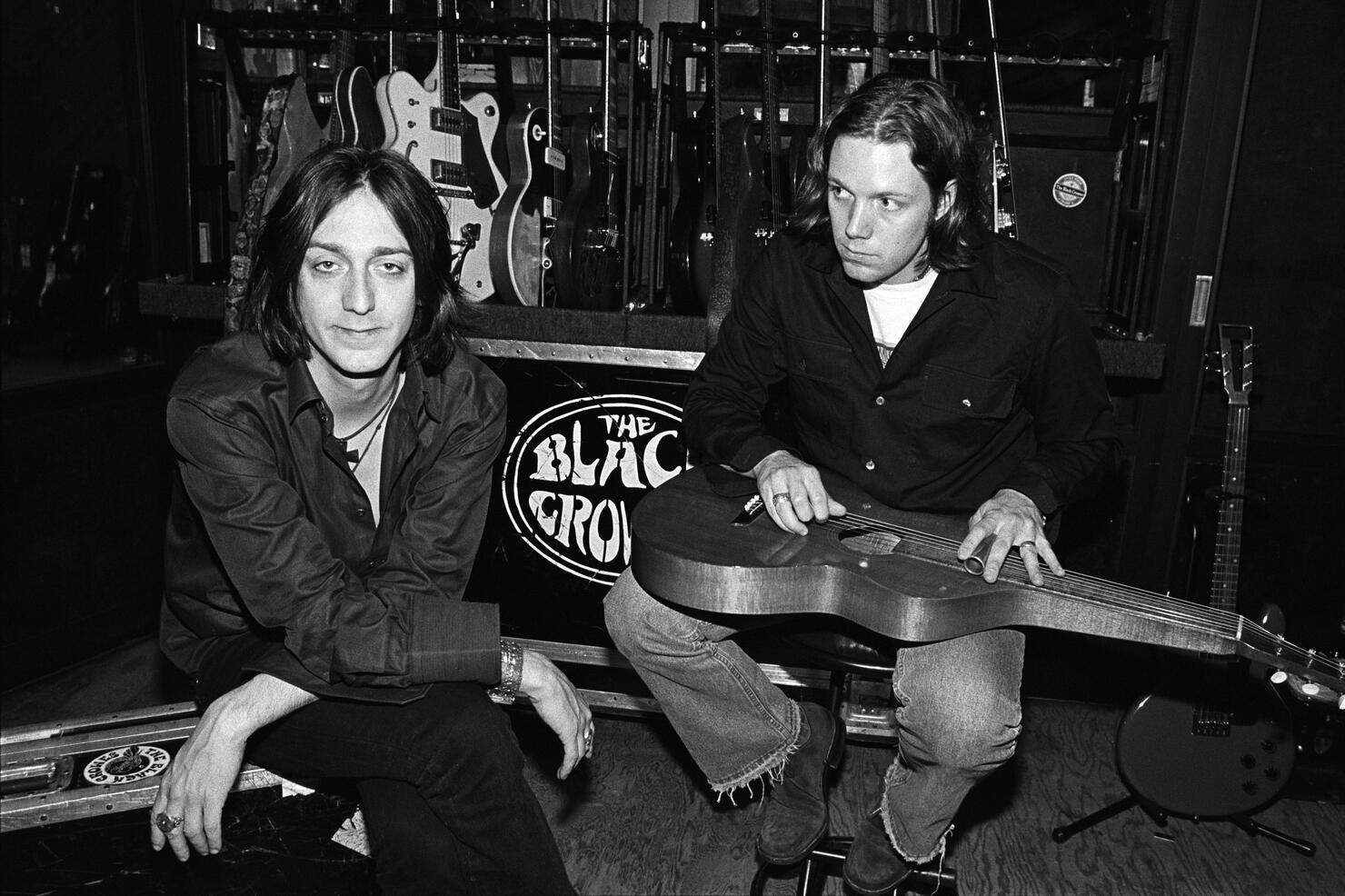 Black Crowes In Recording Studio