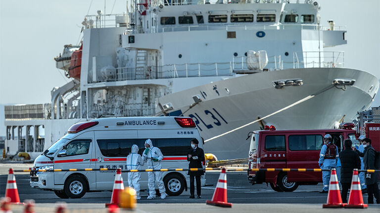 Japan Screens Cruise Ship Diamond Princess For The Wuhan Coronavirus