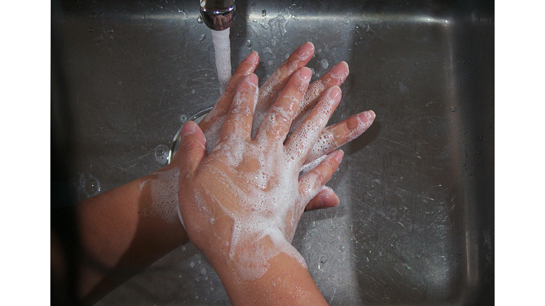 Washing hands