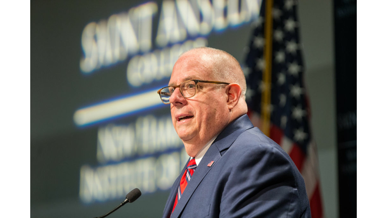 GOP MD Governor Larry Hogan Speaks In NH As He Mulls Presidential Run