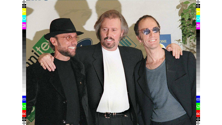 The three "Bee Gees" brothers, San Remo'