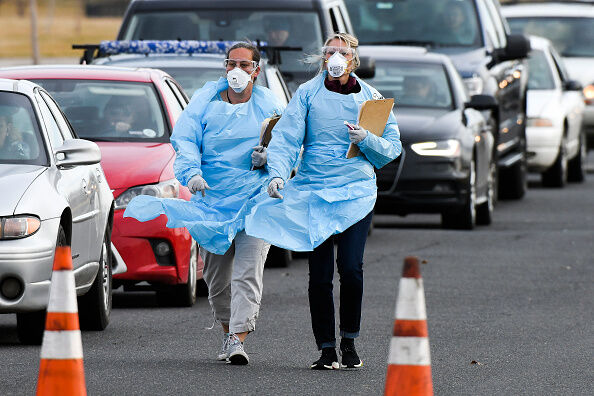 Drive-Thru Coronavirus Testing Center Opens In Denver