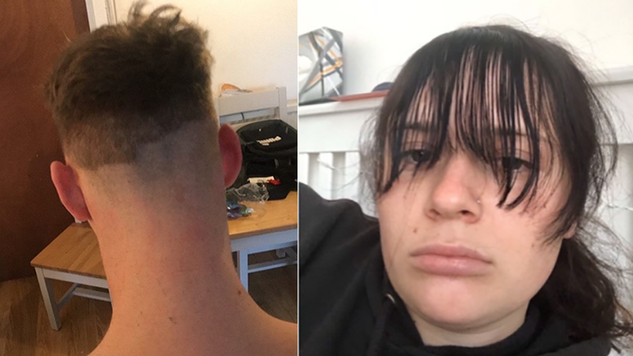 self haircut for ladies
