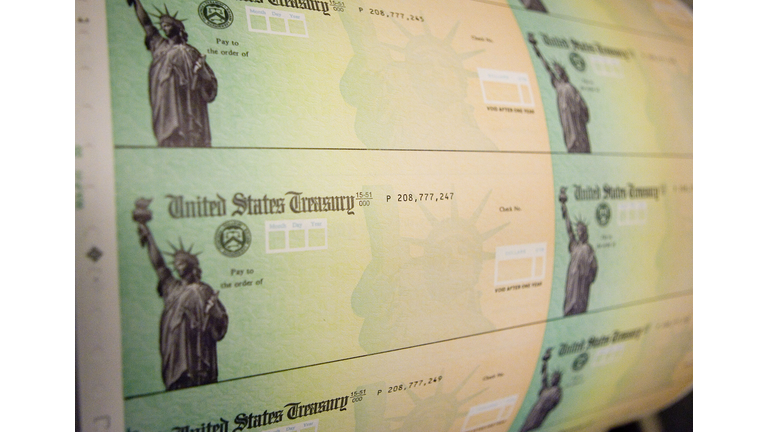 Economic Stimulus Package Tax Rebate Checks Printed