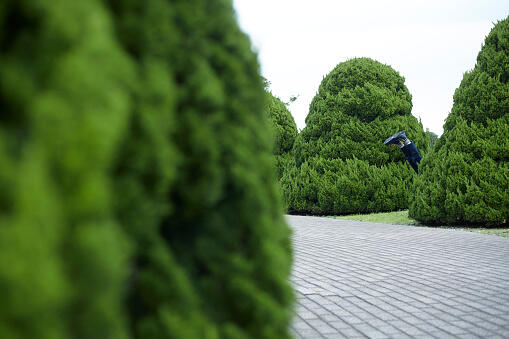 Man Dresses as a Bush to Sneak Out During Coronavirus Lockdown - Thumbnail Image