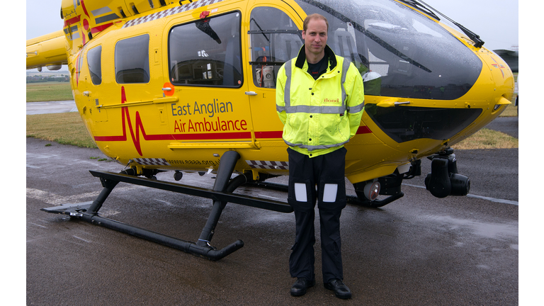 Duke of Cambridge Begins First Shift As Air Ambulance Pilot