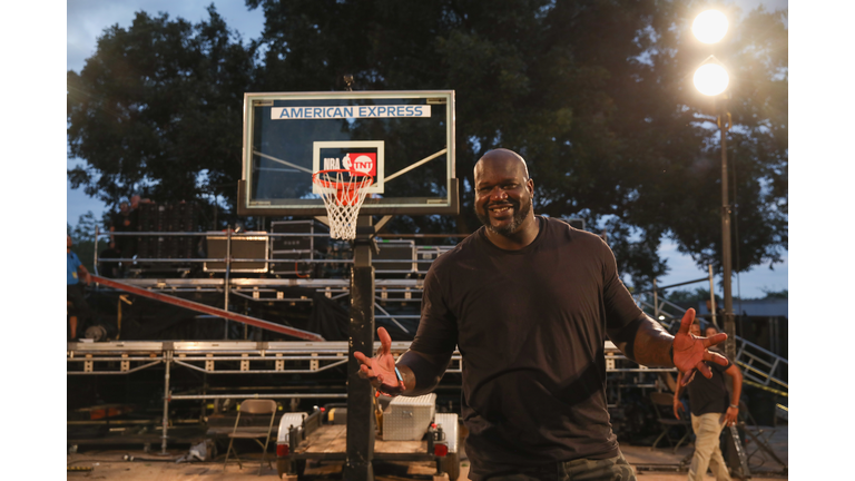 Shaquille OâNeal Attends The 2018 Austin City Limits Festival With American Express In Austin,