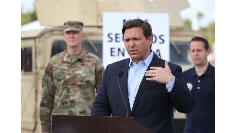 Florida Governor Ron DeSantis Holds Press Conference On State's Coronavirus Response