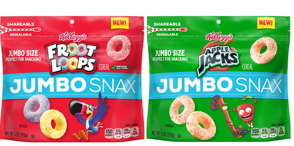 Kellogg's Drops XL Versions Of Froot Loops & Apple Jacks Called Jumbo ...