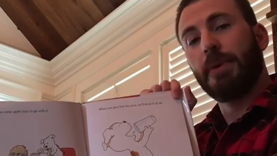 Chris Evans Is Reading Kids Bedtime Stories During COVID-19 Crisis