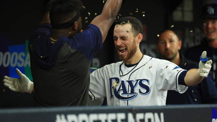 WATCH: Rays Star Brandon Lowe Smashing HR Dingers Off Wife ...