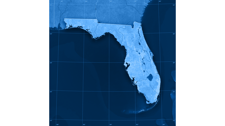 Florida Topographic Map