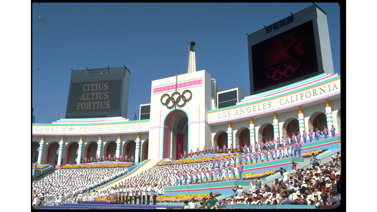 OPENING CEREMONY LOS ANGELES OLYMPICS 1984