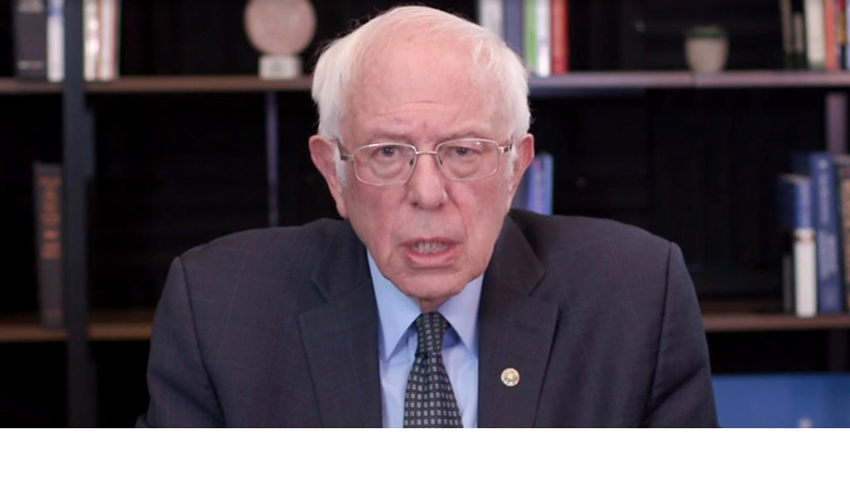 Presidential Candidate Bernie Sanders Gives Livestream Talk On Coronavirus Response