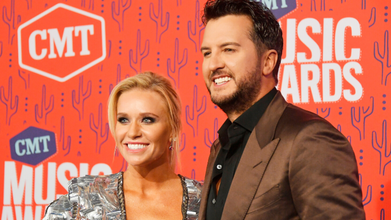 Watch Luke Bryan Scare His Wife Caroline Off Her Bike