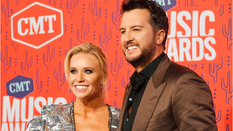 Watch Luke Bryan Scare His Wife Caroline Off Her Bike