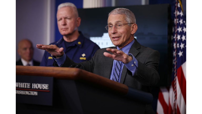 White House Coronavirus Task Force Holds Daily Briefing At The White House