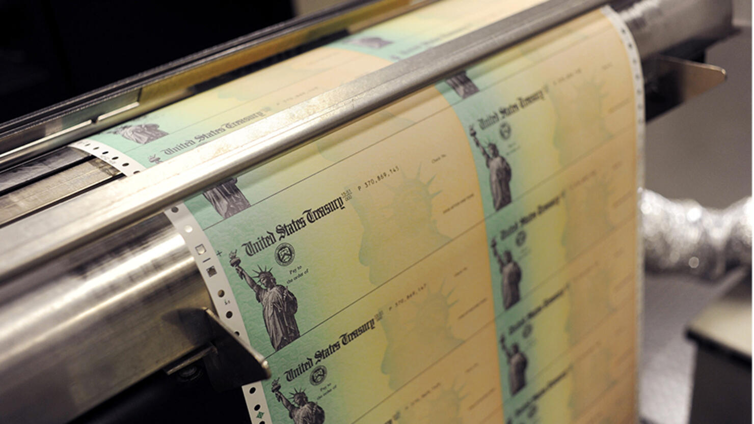U.S Treasury Facility Prints Social Security Checks