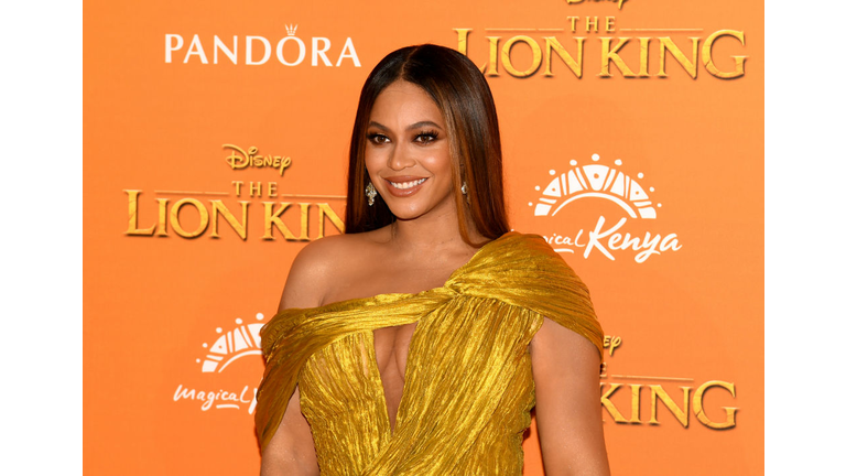 Beyonce at Premiere of Disney's "The Lion King"