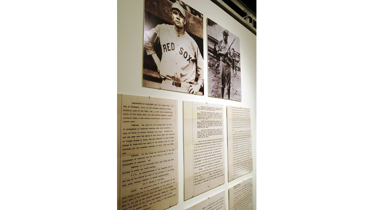 A display of an enlarged copy of the 191