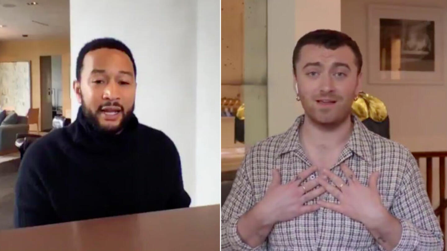 John Legend & Sam Smith Cover 'Stand By Me' During 'One World ...