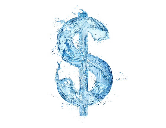 water dollar sign