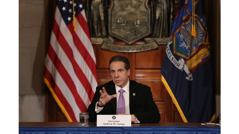 New York State Governor Andrew Cuomo Holds Daily News Conference Amid Coronavirus Outbreak