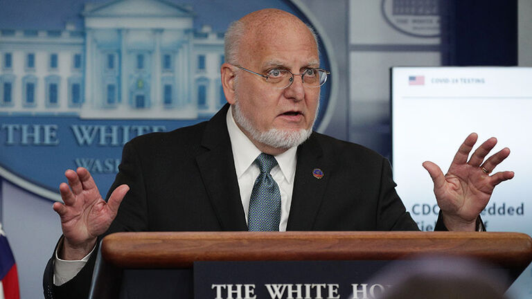 The White House Holds Daily Briefing On Coronavirus Pandemic