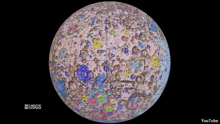 First-Ever Comprehensive Geological Map of the Moon Created ...