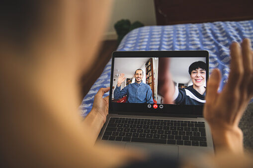 Facetime Call with Nursing Home Resident