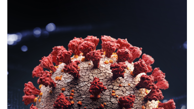 Corona virus close up